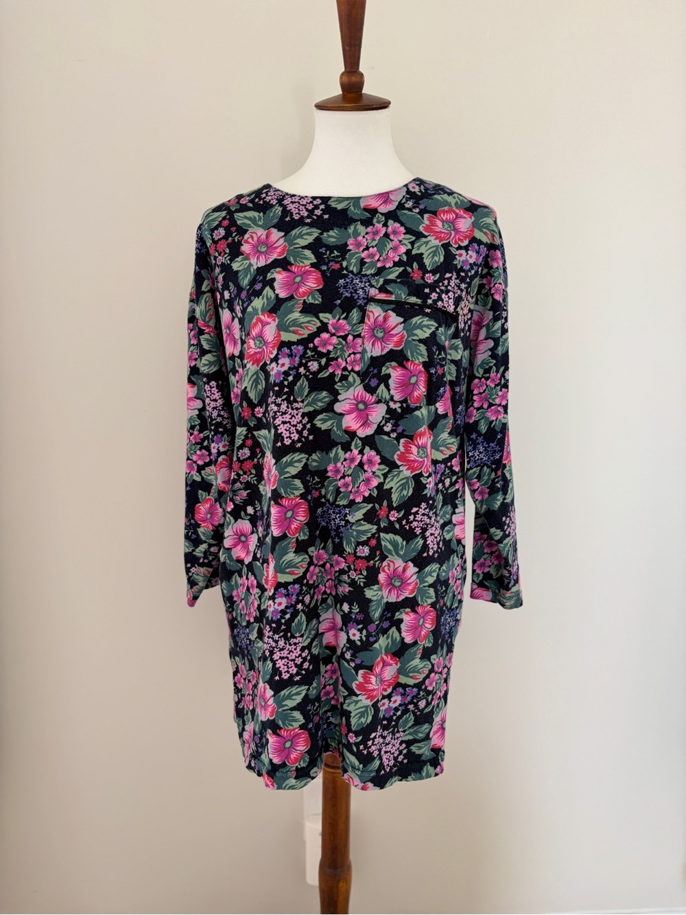 Vintage Victoria’s Secret Gold Label Floral Tunic Top